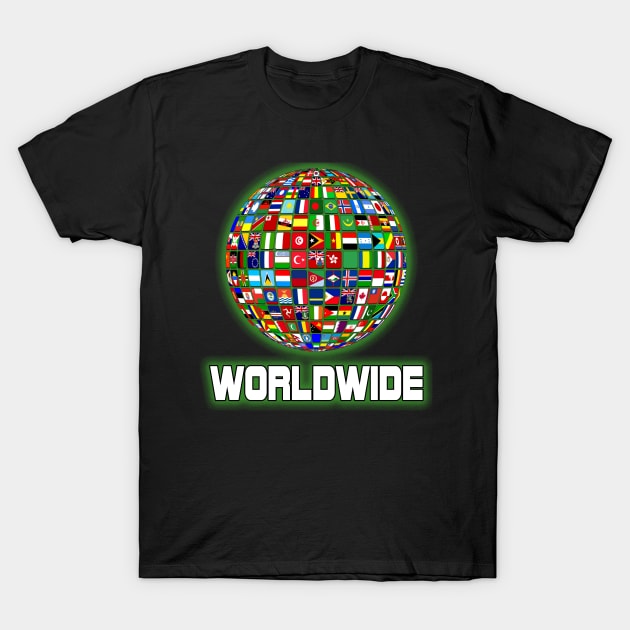 Worldwide by Basement Mastermind T-Shirt by BasementMaster